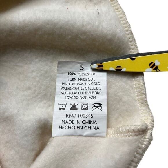 Heart To Tail Dog Cream Short Sleeve Good Vibes Rainbow Pet Sweatshirt  S NWOT - Picture 4 of 6